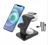 Base 3 en 1 Carga Rapida Inalámbrico y M