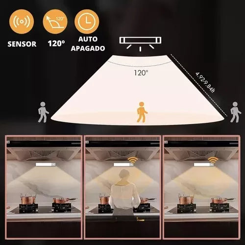 Luz Led Con Sensor Movimiento Barra