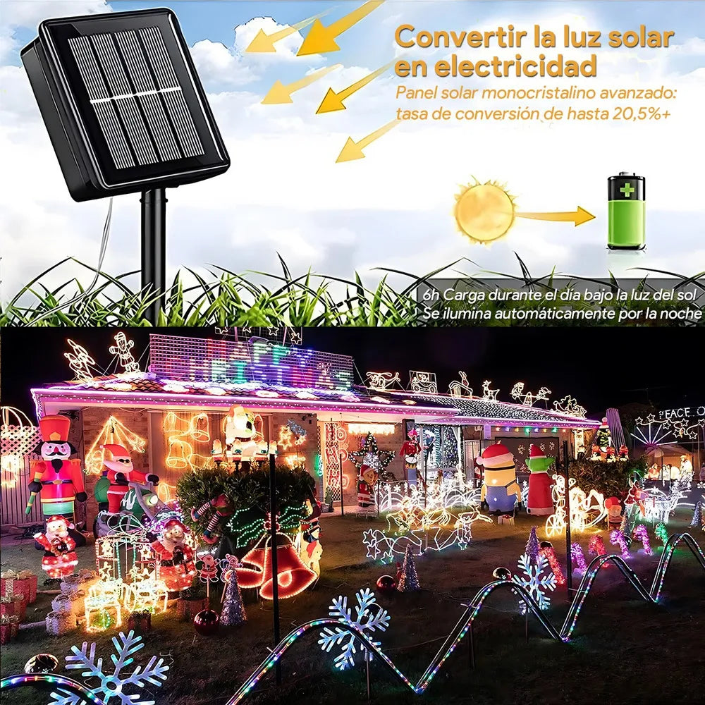 Luces Navideñas Decorativas Solares